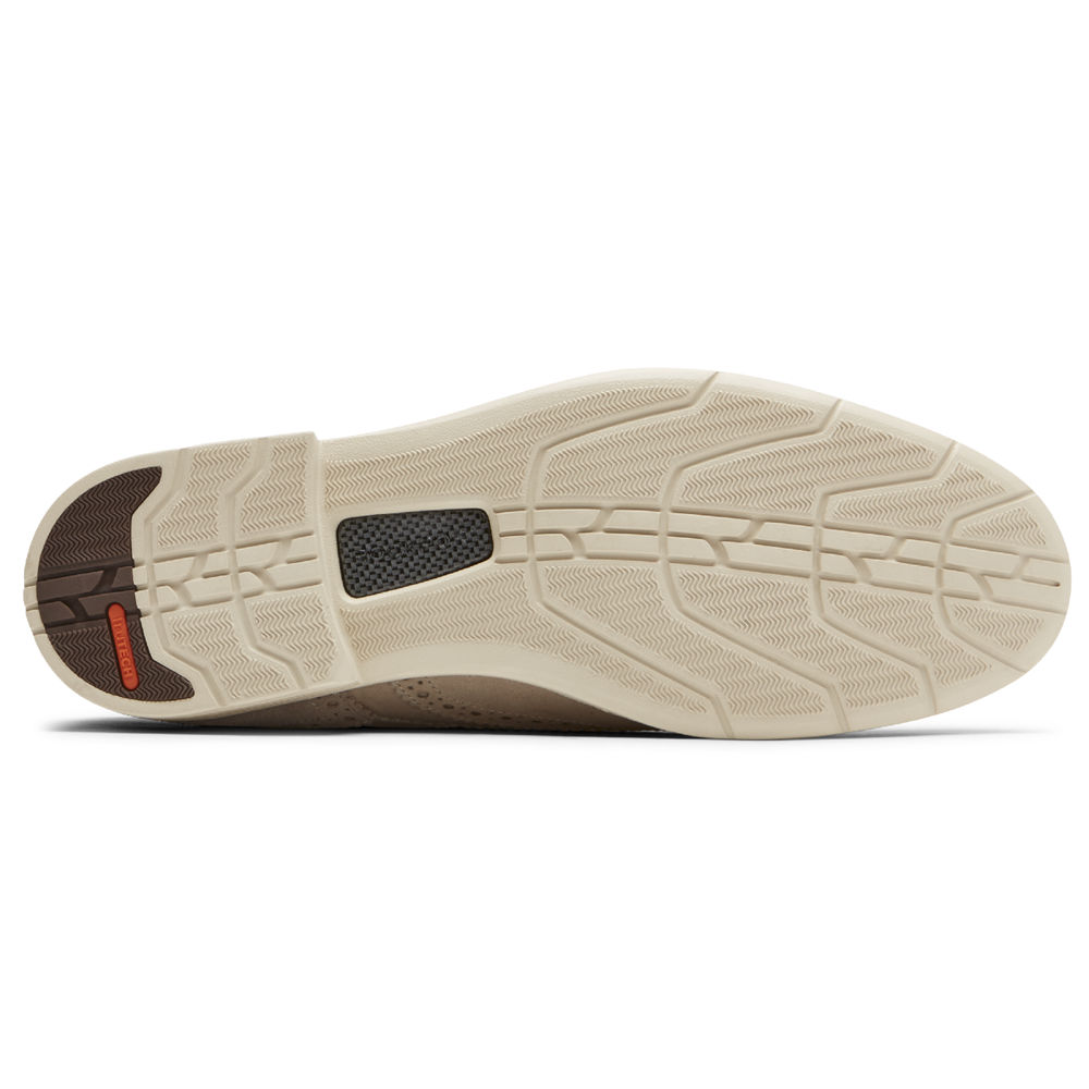 Rockport Sneakers Herr Beige - Total Motion Classic Dress Wingtip - QYXLI3764